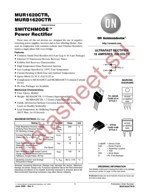 MURB1620CTRG datasheet  